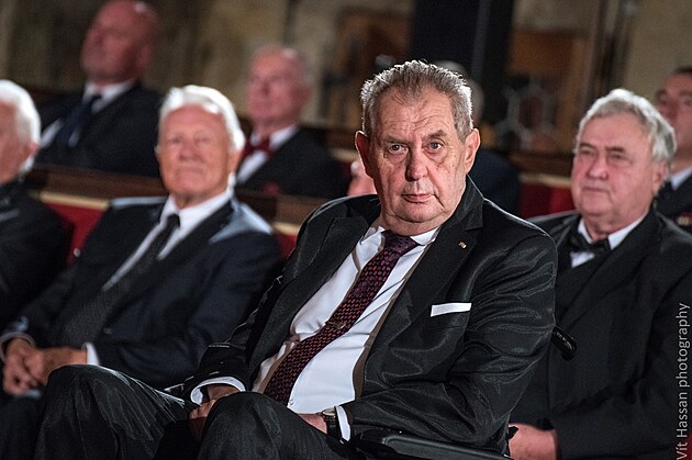 Prezident esk republiky Milo Zeman, Prask hrad, 28.jna 2022.