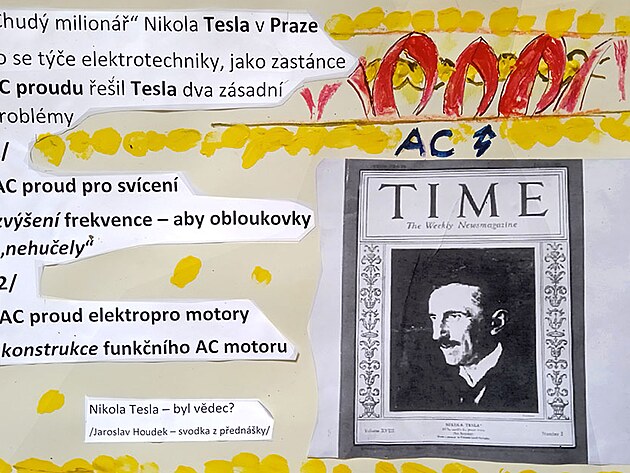 chud milion Nikola Tesla v Praze