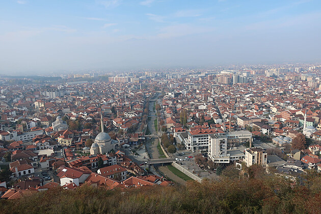 Pohled z citadely v Prizreni