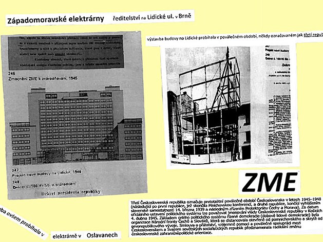 Z�padomoravsk� elektr�rny - �editelstv�