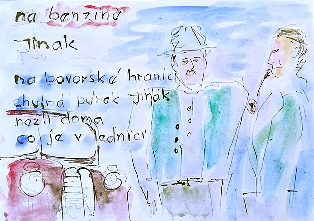 na benzin� na bavorsk� hranici