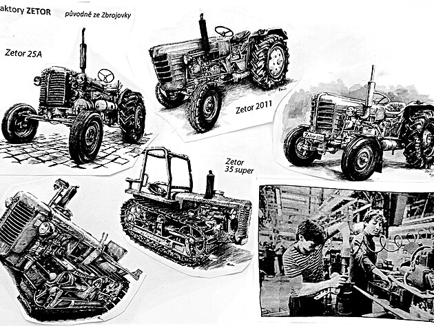 traktory Zetor - pvodn ze Zbrojovky