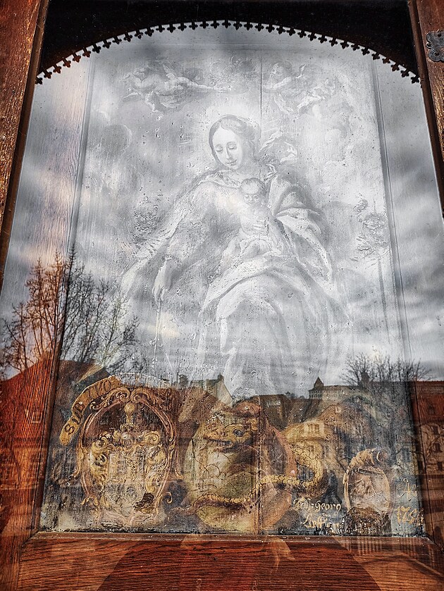 Obraz Panny Marie, kter piplul pi povodni po Vltav