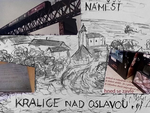 Nm욝 nad Oslavou - pvodn eleznin viadukt