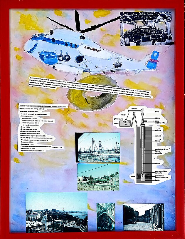 Baku a montážní vrtulník MI 10