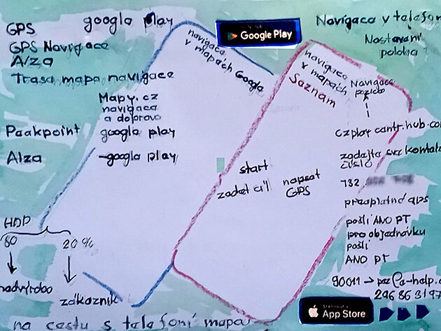 navigace v telefonu v mapch google a v mapch seznam