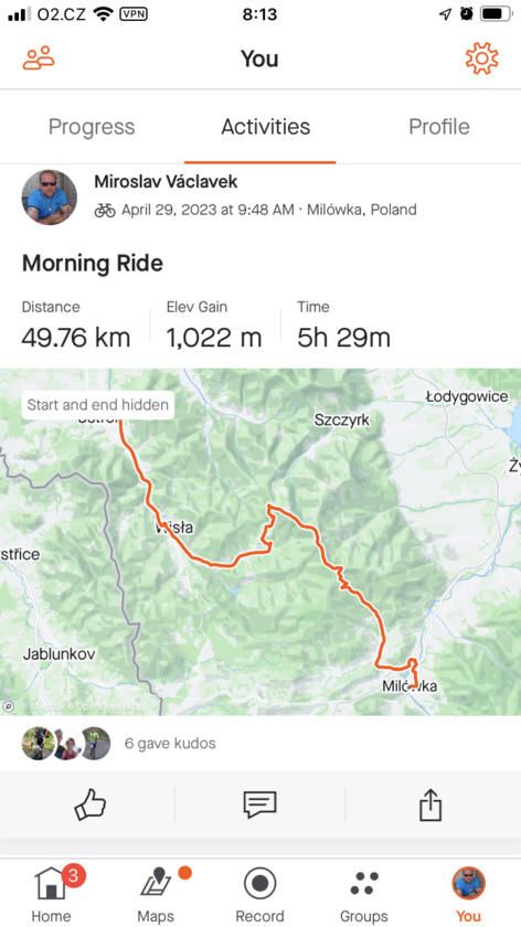 A tohle nm namila Strava den druh :-)