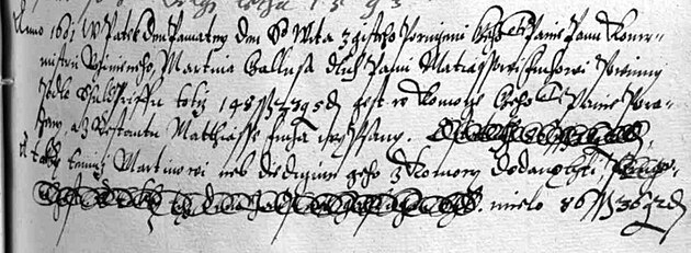 P�episy � Trhov� kniha �esk� Krumlov (SOkA �esk� Krumlov, sign. B II 2d, datace /1572/ 1579-1669)