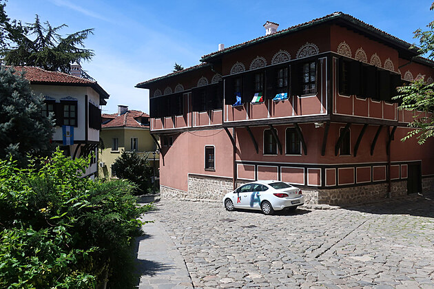 Osmansk domy ve starm Plovdivu