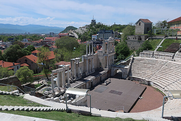 Zrestaurovan antick divadlo v Plovdivu