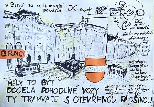 svého času se tramvaje křižovaly i v Brně na Náměstí svobody