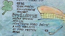 MS v hokeji Katovice 76, ohlasov kresba