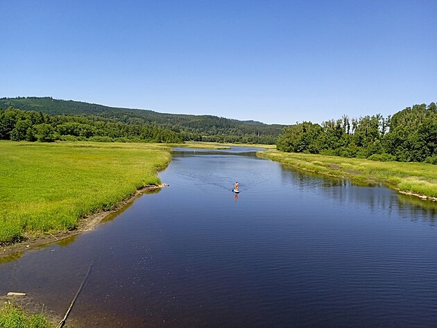 Vltava p�ed Lipnem