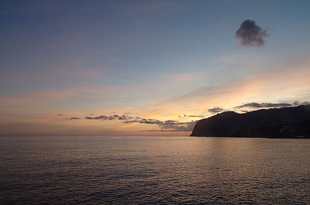 zpad Slunce nad Madeirou