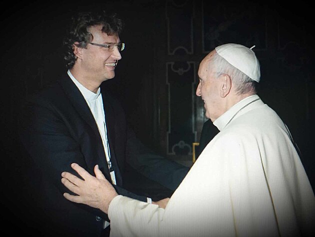 Prof. Trstensk s papeem Frantikem
