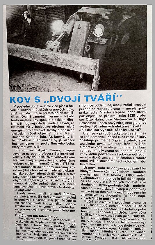 uran - kov z dvoj tv