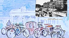 c�sa�sk� Berl�n a Prusk� kr�lovsk� z�mek a socha Velk�ho kurfi�ta