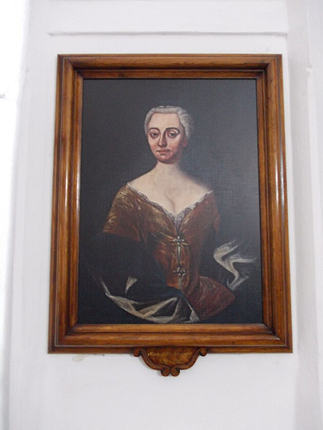 Portrét hraběnky Sereni v kostele