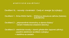 elektrick osvtlen - rozdlen