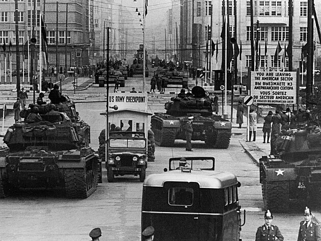 Berln, Check Point Charlie, jen 1961