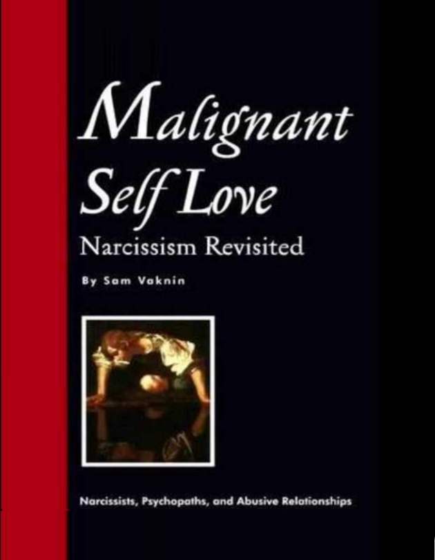 Kniha kodliv sebelska o narcistick porue osobnosti a narcistickm zneuvn, autor Sam Vaknin, 1995