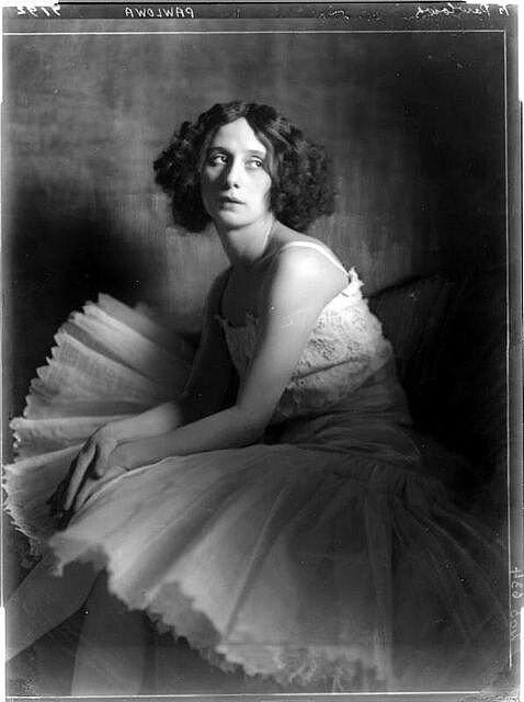 Rusk primabalerna Anna Pavlova. Madame d'Ora, Atelier. 1913