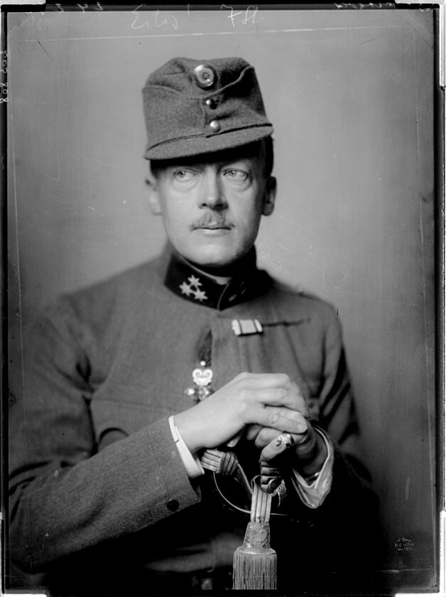 Leopold hrab Berchtold. Madame d'Ora, Atelier. 10.3. 1916