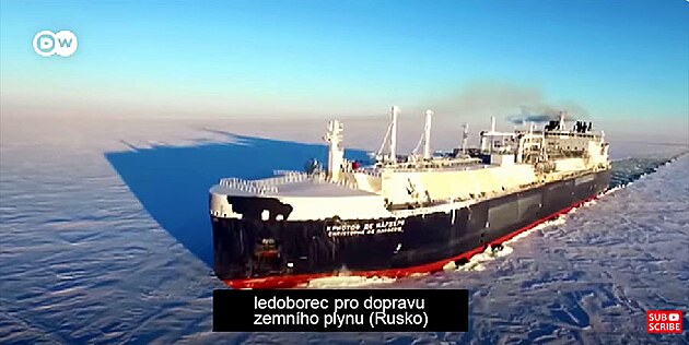 ledoborec pro dopravu zemnho plynu Rusko