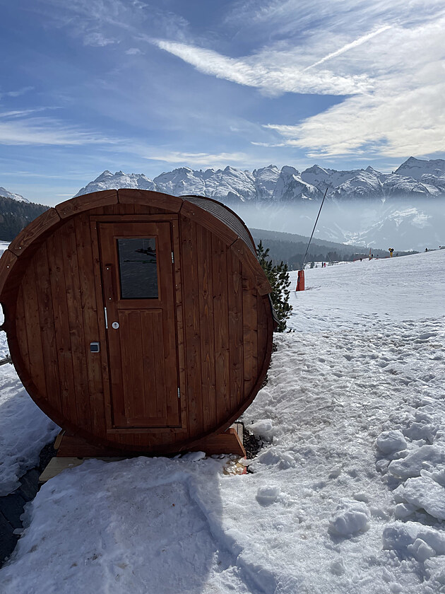 sauna na sjezdovce