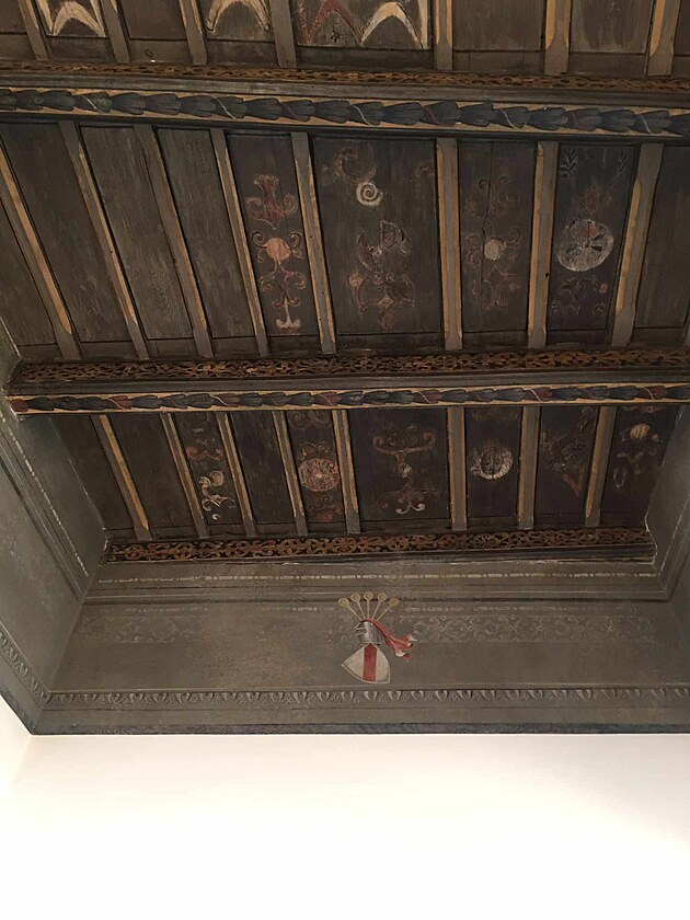Zklopkov renesann strop - ne uprosted erb rodu von Lepel