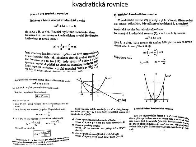 kvadratick rovnice