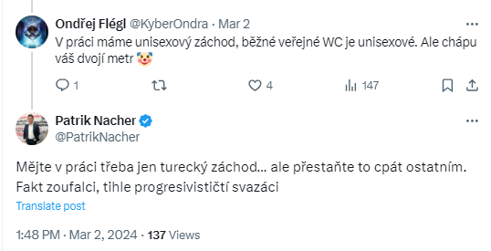 Lepšo-poslanec Nacher (ANO) se přidává k absurdnímu strašení