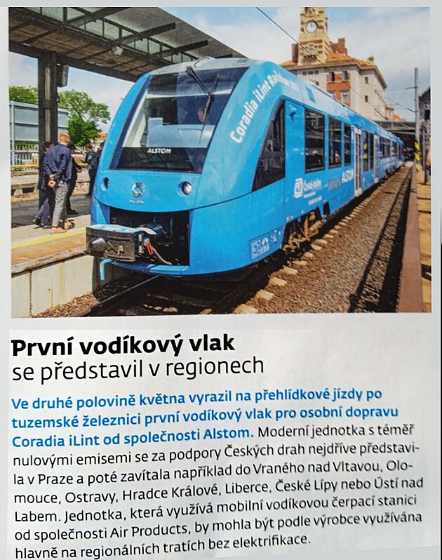 prvn vodkov vlak v Praze
