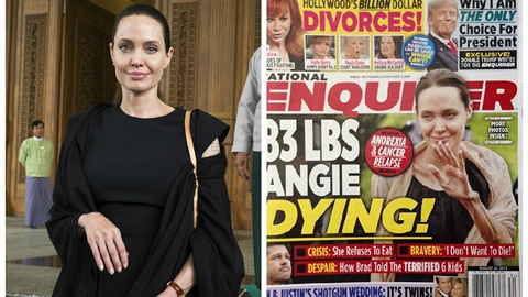 Angelina podle amerického deníku umírá a její rodina se s ní pomalu louí.