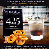 White Russian má stejně kalorií jako střední porce cibulových kroužků z Burger...