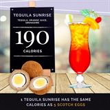 Tequila Sunrise je na tom kaloricky stejn jako 5 skotskch vajec.