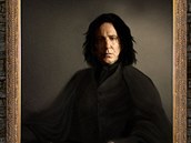 Portrét Severuse Snapea v Brumbálov pracovn.