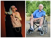 Jaroslav �ejka kdysi zá�il na pódiu, dneska je odkázaný na invalidním k�esle.