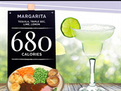 Margarita má stejn kalorií, jako roast beef s oblohou.