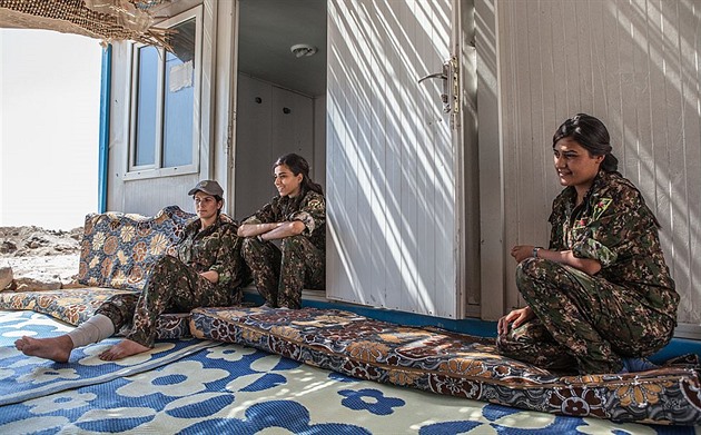 Kurdsk ensk milice YPJ.