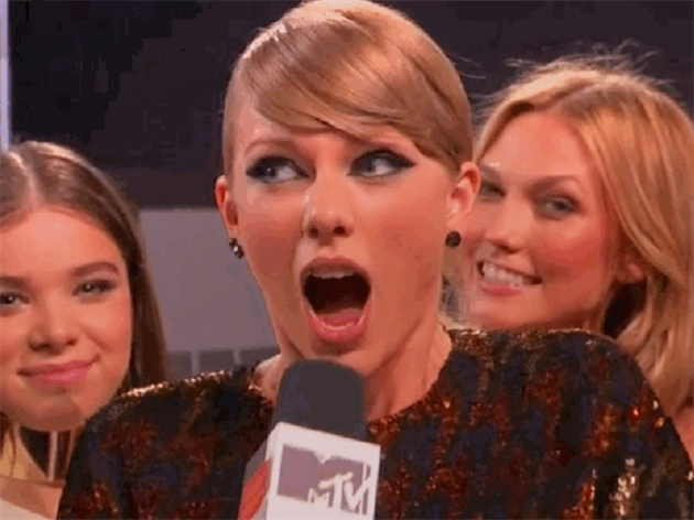Chudák Taylor neuhlídala bhem MTV VMA stevní plyny...