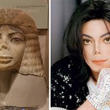 Michael Jackson a staroegyptsk pamtky.