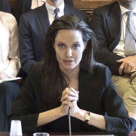 Angelina Jolie se postarala o zpesten zasedn britskho parlamentu....