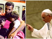 Papež František vyzval evropské farnosti k pomoci uprchlíkům.