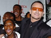 Bono a jeho dti.