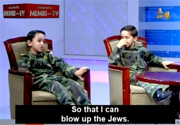 Chlapci se v dtské TV show rozpovídali o svých snech osvobodit Jeruzalém od...