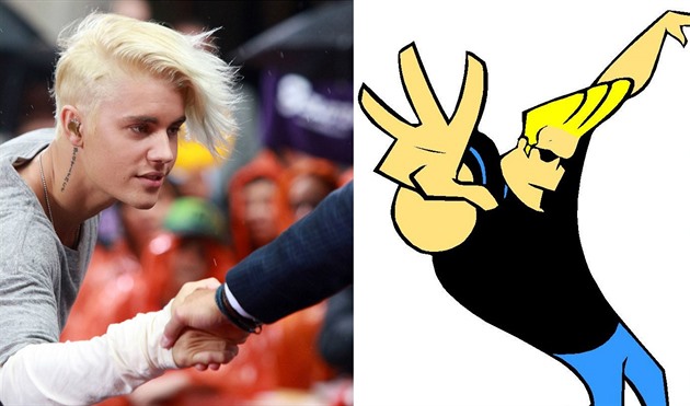 Justin jako Johnny Bravo.