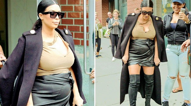 Ani v thotenství si Kim neodpustí provokativní modely.