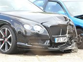 Takto dopadlo luxusní Bentley Davida Limberského.