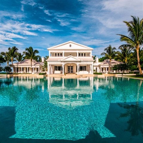 Bahamsk vila na Florid m hodnotu 1,7 miliardy korun.